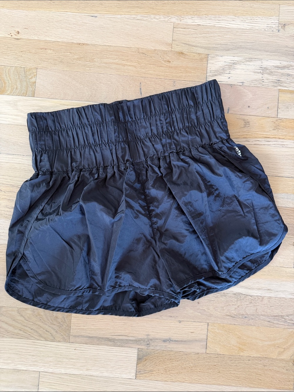 Free People Black Athletic Shorts